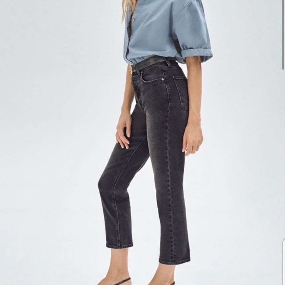 Aritzia Denim Forum Arlo High Rise Straight Leg Jeans 24 - Picture 2 of 15